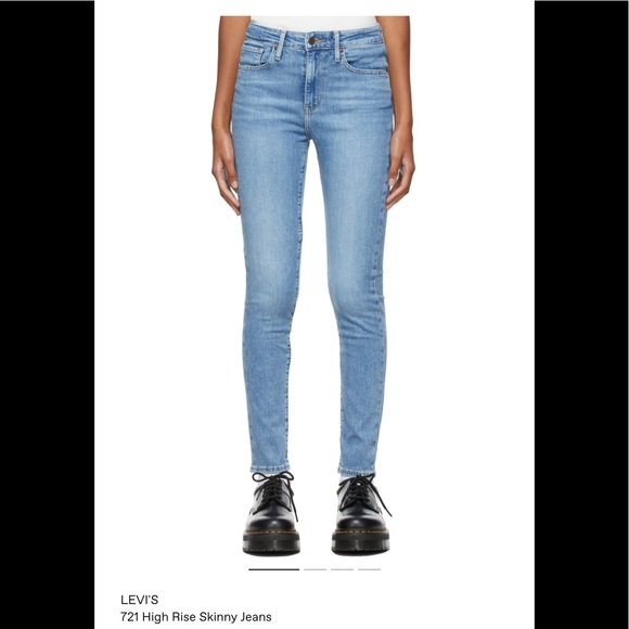 Levi’s 721 High Rise Skinny 25 - Picture 4 of 7